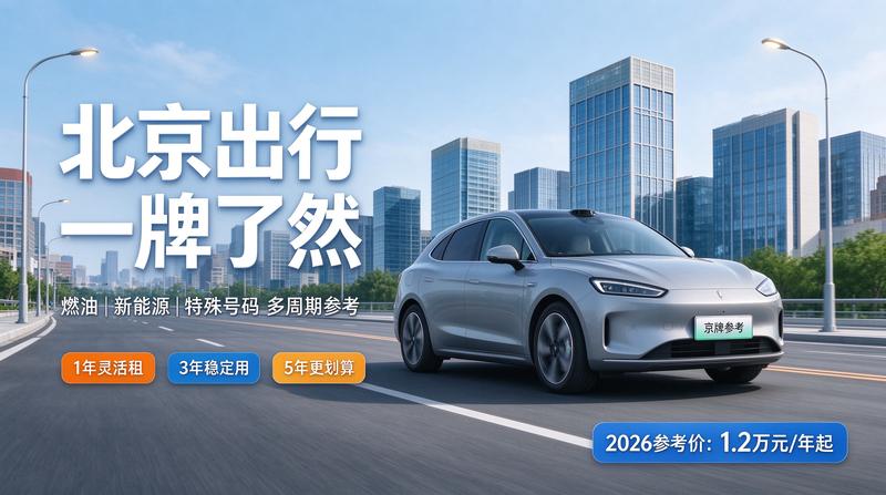 北京车牌租赁市场趋势